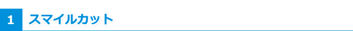 スマイルカット